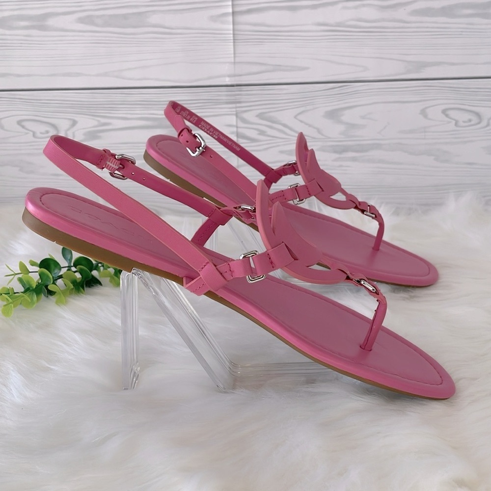 Coach “Jeri” Pink Sandals‎ - Picture 6 of 12